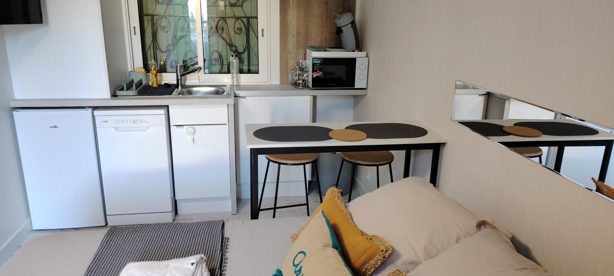 Studio Cosy Balneo Avec Jardin Le Barcarès Exteriör bild